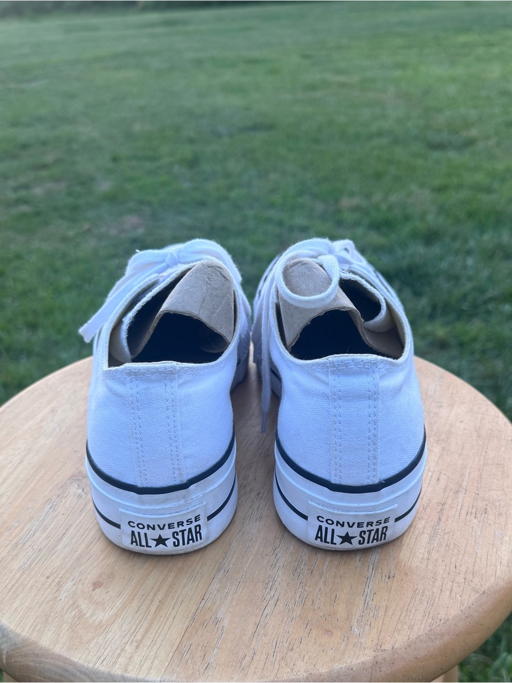 Ladies Converse Chuck Taylor All Star Platform Sneakers - Picture 4 of 7